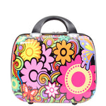 Four Wheel Suitcase Hard Shell Expandable Luggage Flower Print 28