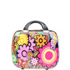 Hard Luggage Beauty Cosmetic Case Organiser Bag Flower Print 9