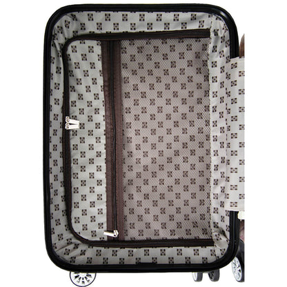 Four Wheel Expandable Suitcase Hard Shell Luggage Comic Print small-4