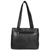 Womens Leather Tote Cross Body Shoulder Bag Everyday Handbag Black Ariana 5