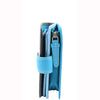 Womens Real Soft Leather Small Zip Bi Fold HOL404 Blue Multi 3