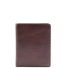Mens Real Leather Coat Wallet HOL1949 Brown 3