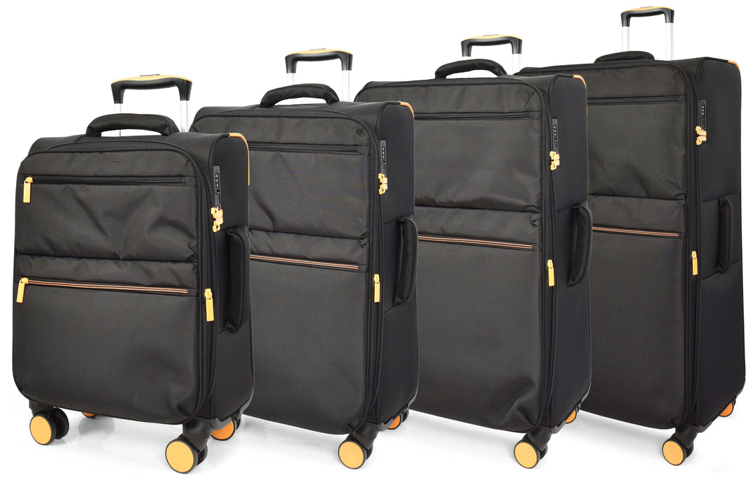 Soft Shell Suitcases Lightweight Expandable Travel Luggage with TSA Lock & 4 Wheels HOL-231