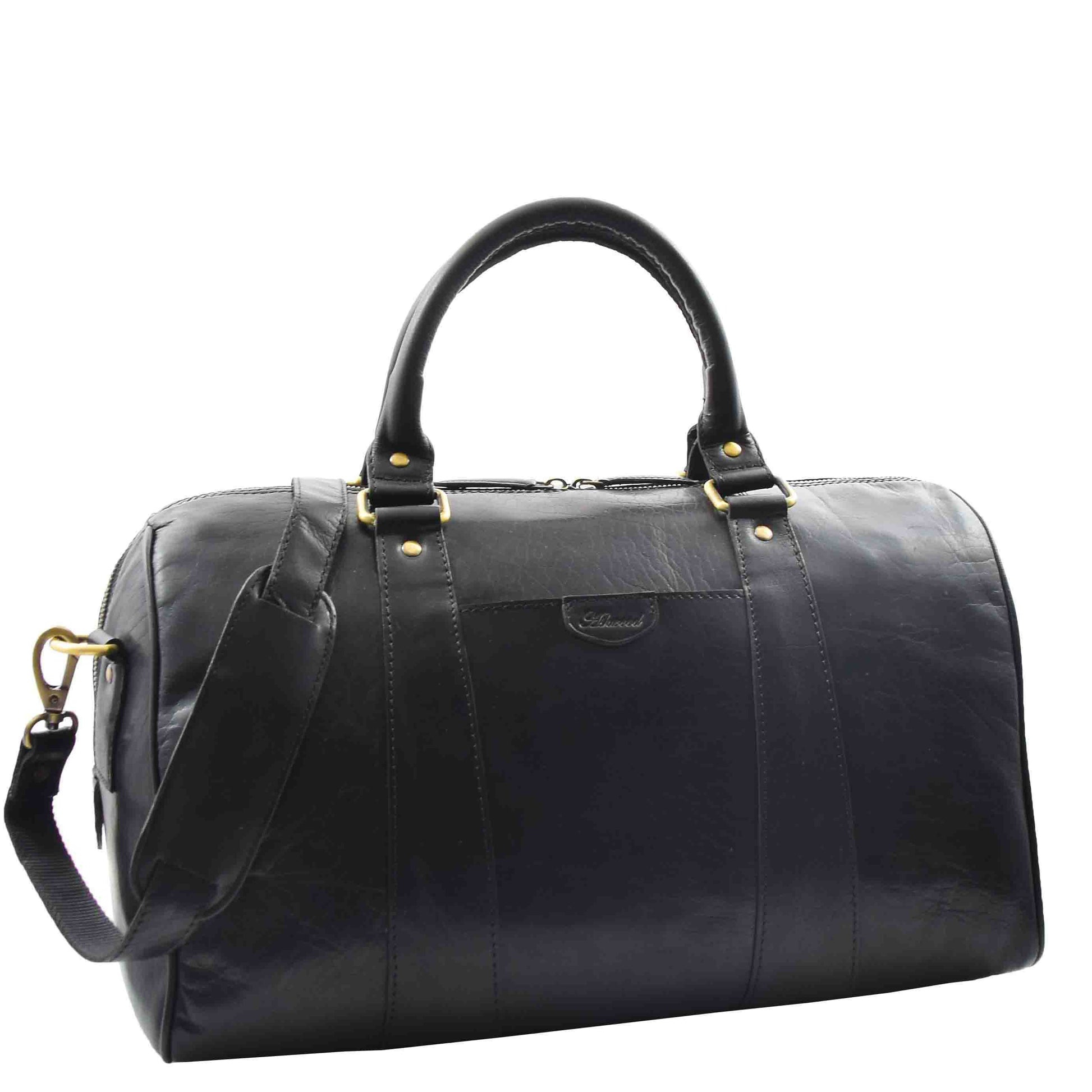 Classic Two Tone Weekend Bag Genoa Black 1