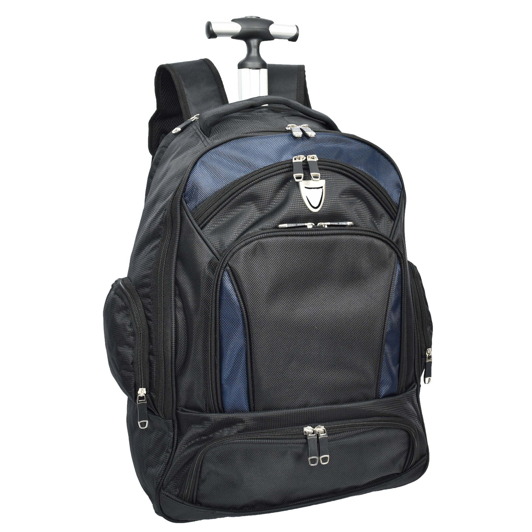 Mess Backpack Wheels Backpack Wheels Telescopic Handle Outdoor Rucksack | House of Leather