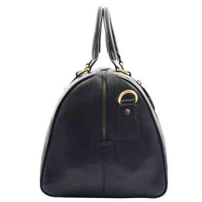 Classic Two Tone Weekend Bag Genoa Black 3