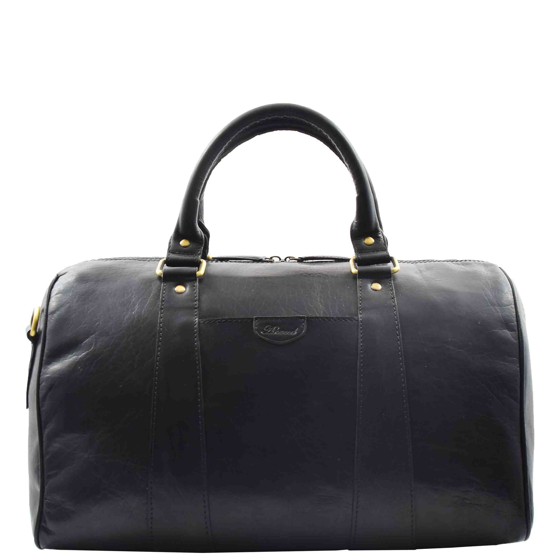 Classic Two Tone Weekend Bag Genoa Black 5