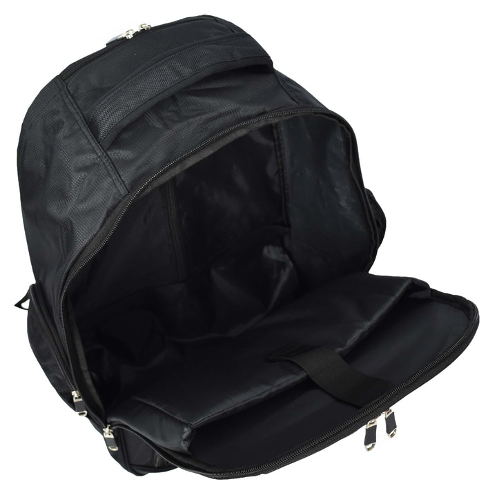 Backpack With Wheels Telescopic Handle Hiking Camping Outdoor Rucksack HT63 Red-5