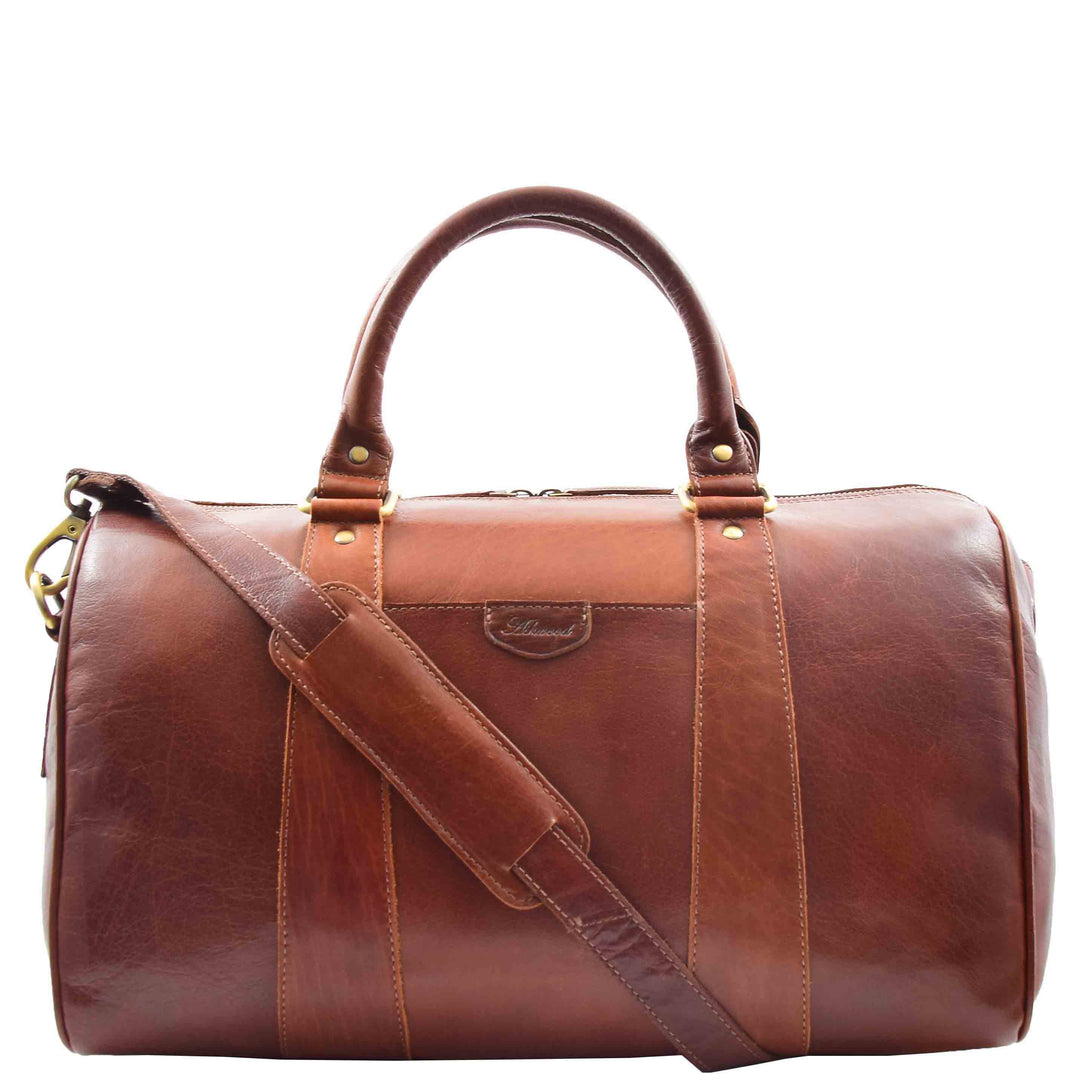Classic Two Tone Weekend Bag Genoa Chestnut 8