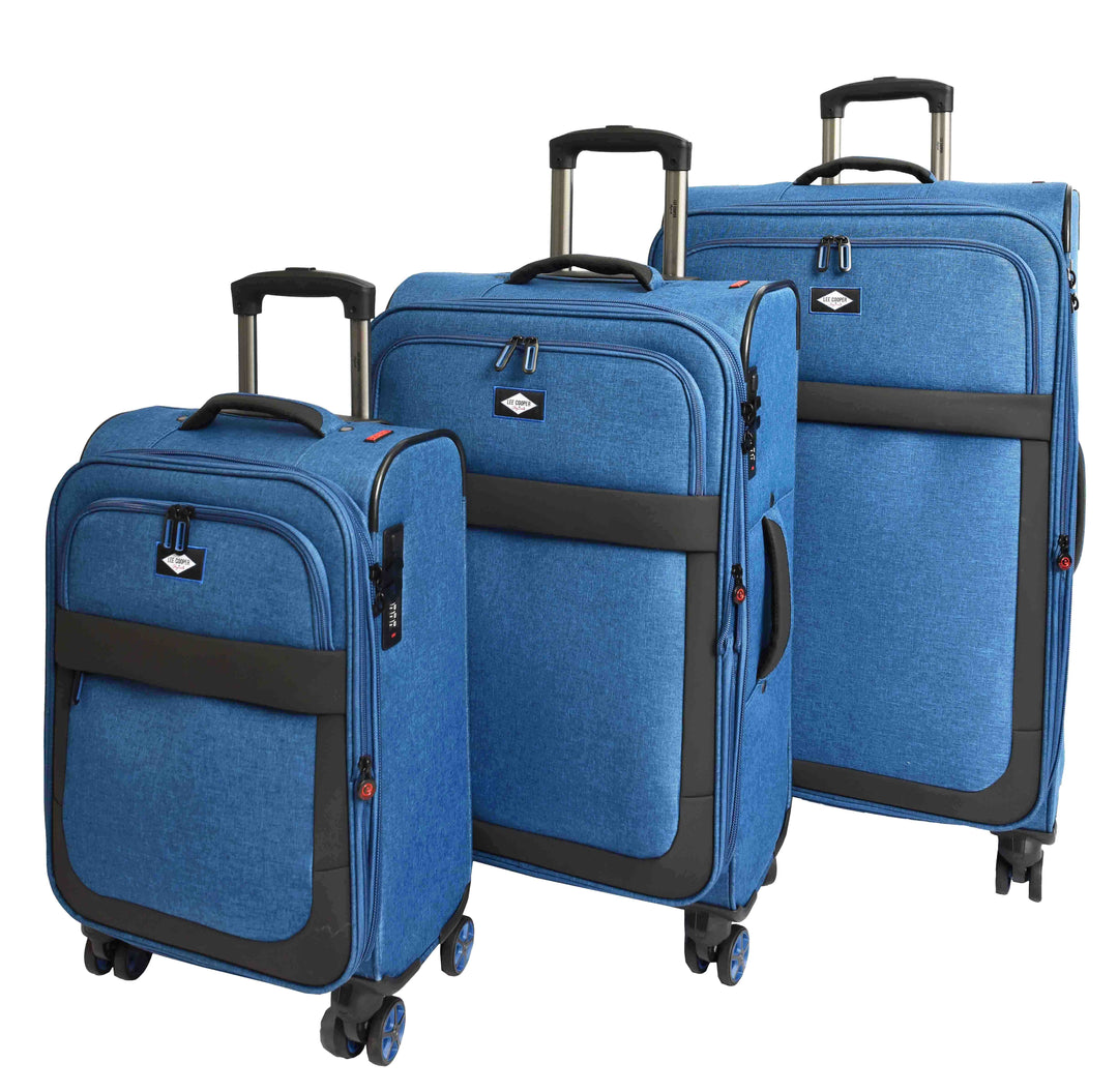 Soft Expandable Wheeled Luggage With Lock Nimbus Navy 1
