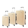 Four Wheel Suitcases Hard Shell Luggage Conney Off White 1