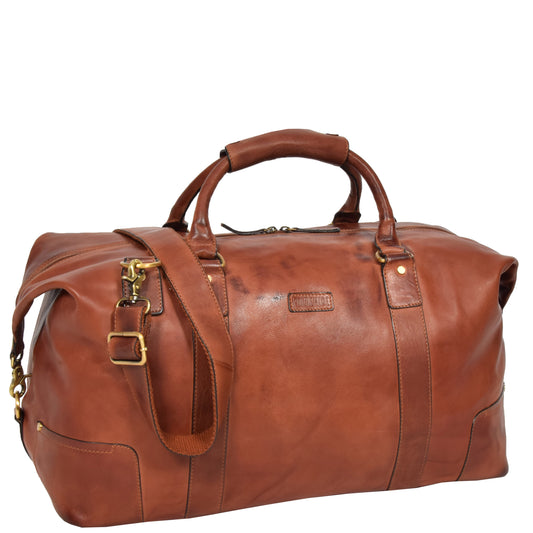 Classic Two Tone Weekend Bag Savoy Tan 7