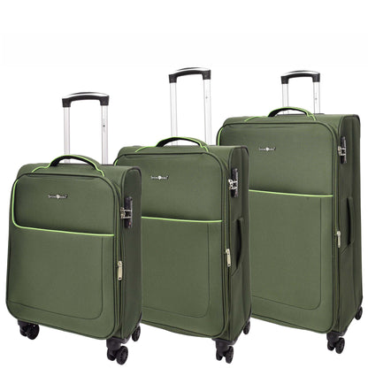 Four Wheel Suitcase Lightweight Soft Luggage HL22