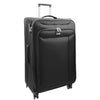 Four Wheel Suitcase Luggage TSA Soft Okayama Black 2