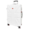 4 Wheel Spinner TSA Hard Travel Luggage Union Jack White 2