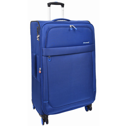 Four Wheel Suitcase Lightweight Expandable Quito Navy