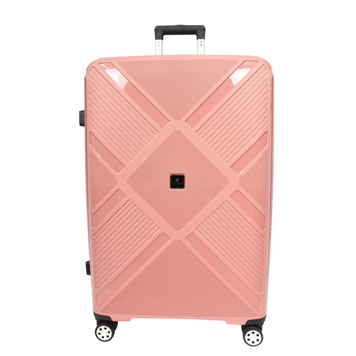Hard Shell PP Luggage Set Wheeled Suitcases Skybourne Rose Gold 3