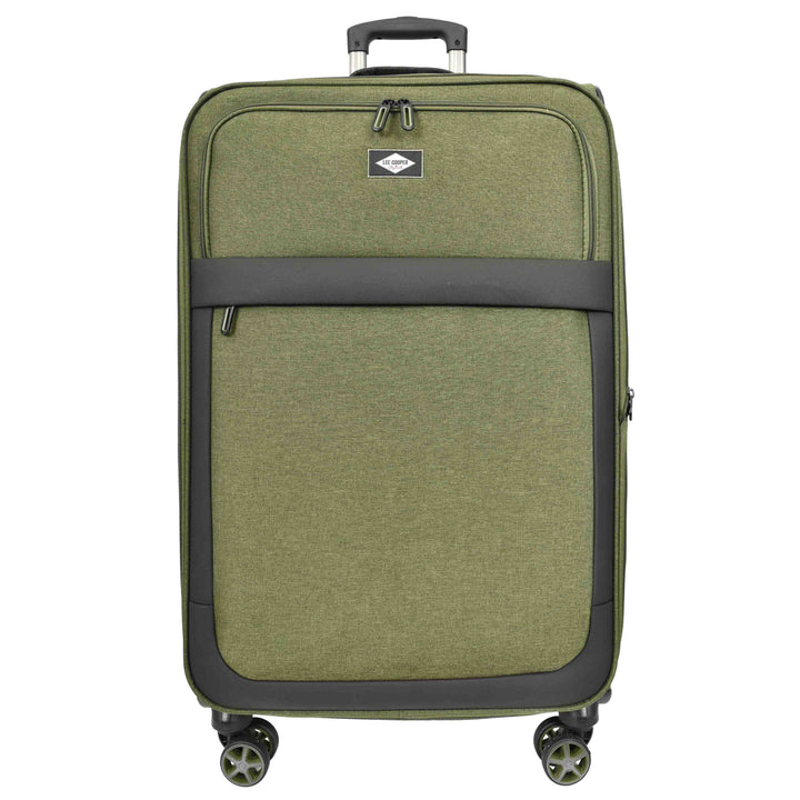 Soft Expandable Wheeled Luggage With Lock Nimbus Khaki 2