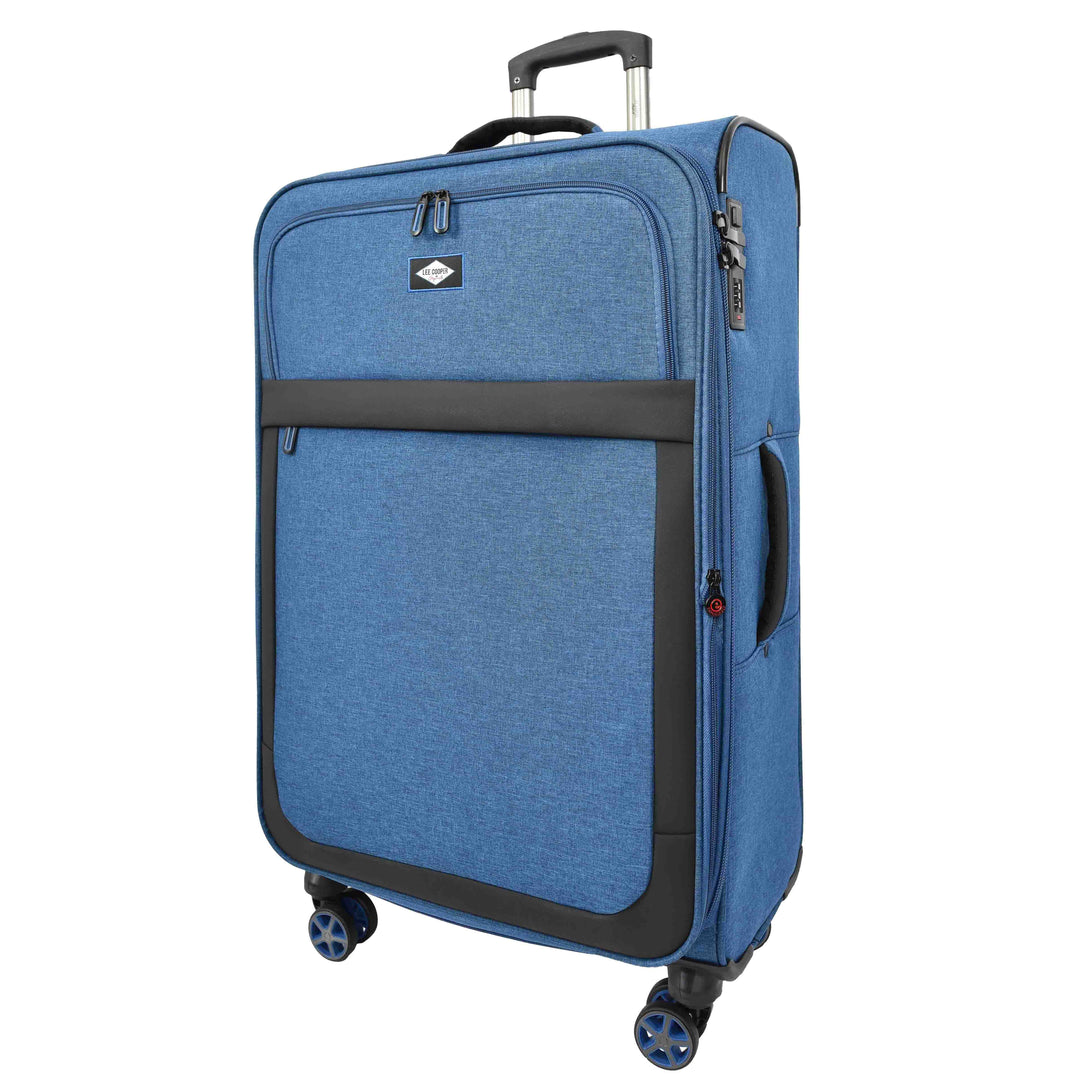 Soft Expandable Wheeled Luggage With Lock Nimbus Navy 3