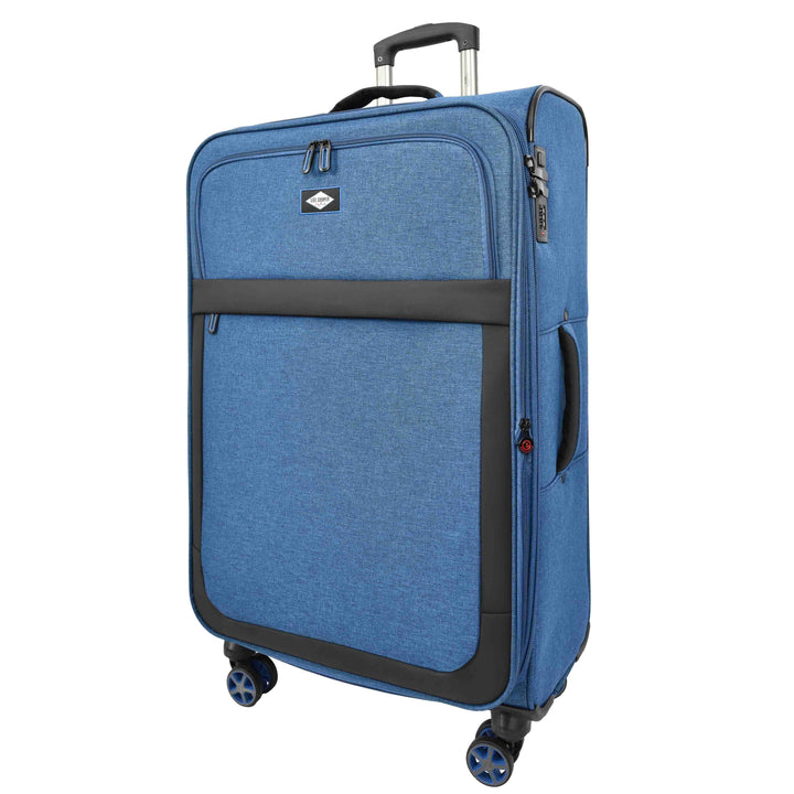 Soft Expandable Wheeled Luggage With Lock Nimbus Navy 3