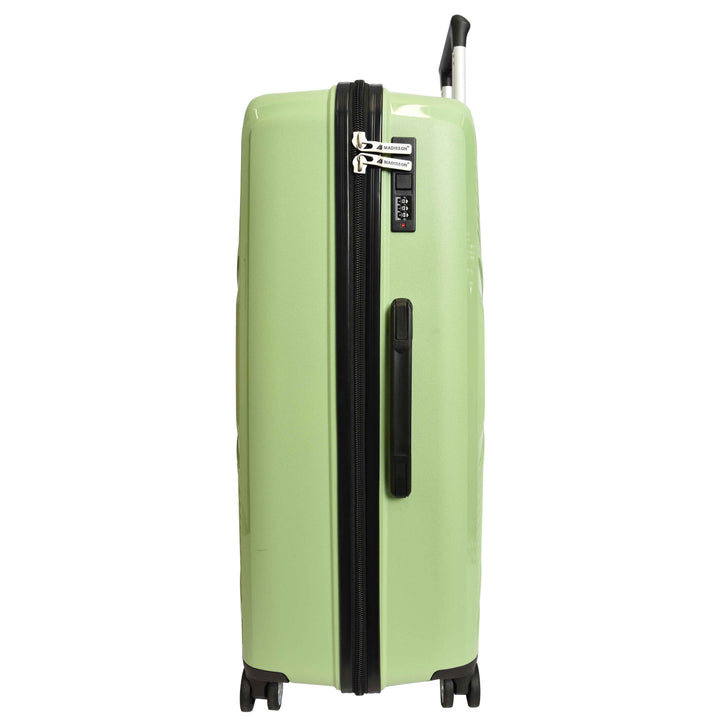 Hard Shell PP Luggage Set Wheeled Suitcases Skybourne Green 4