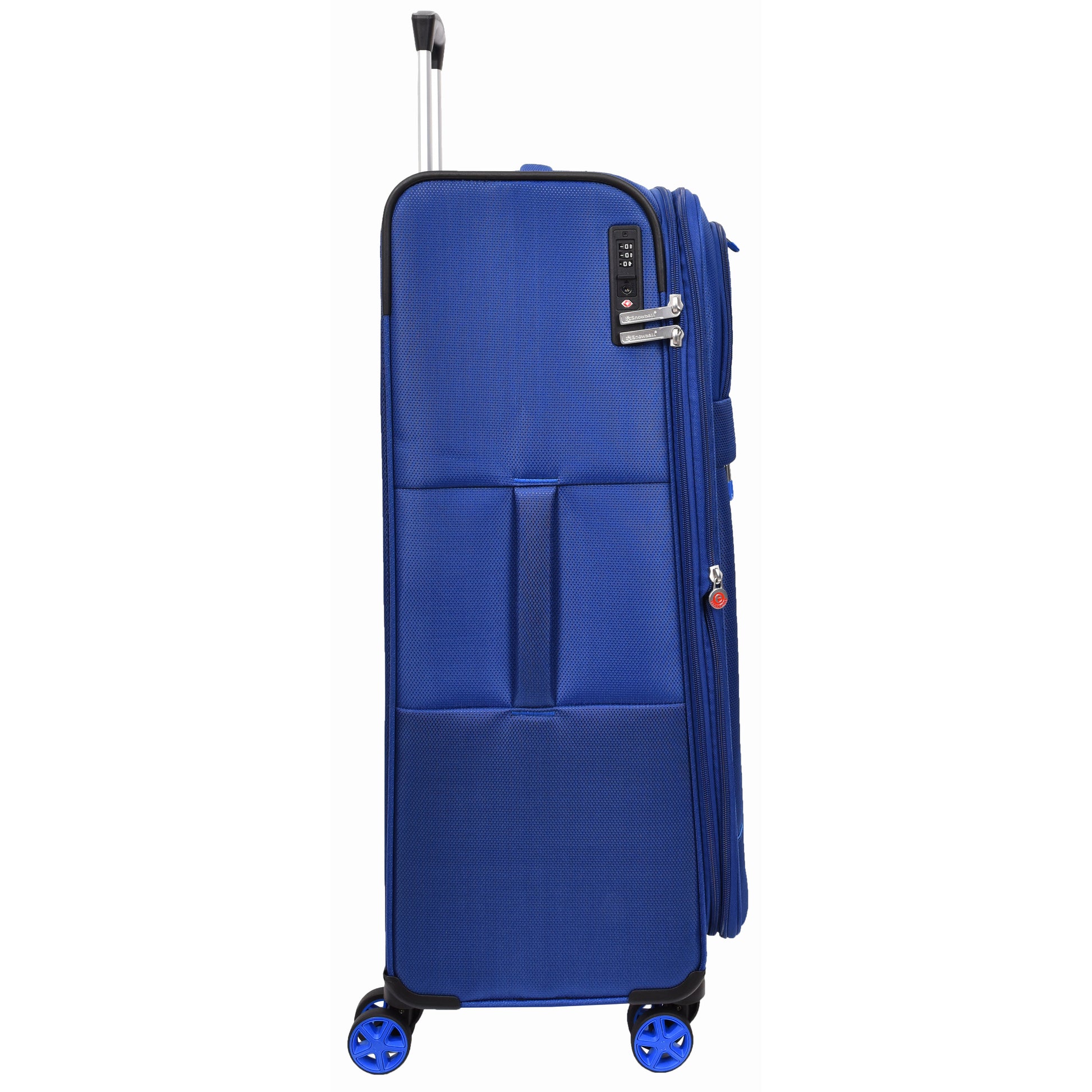 Navy Soft Suitcase 8 Wheel Spinner Expandable Luggage Quito 4