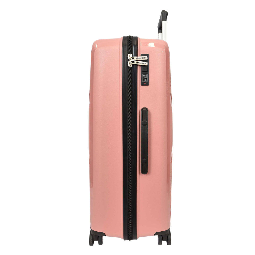 Hard Shell PP Luggage Set Wheeled Suitcases Skybourne Rose Gold 6