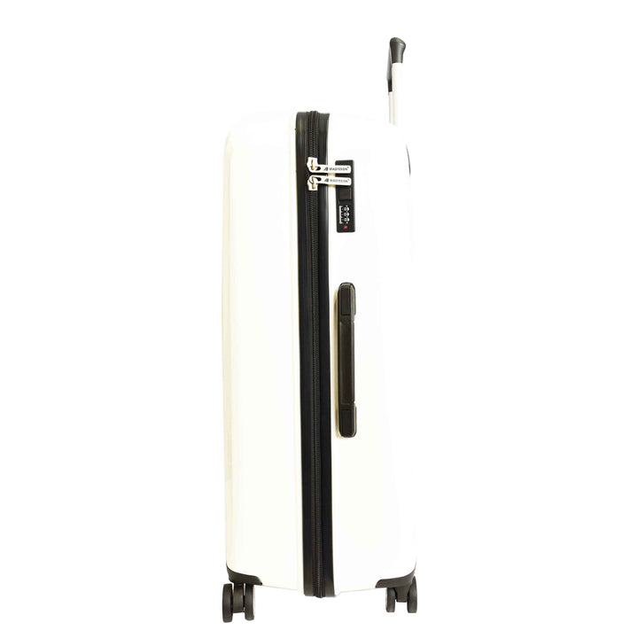 Hard Shell PP Luggage Set Wheeled Suitcases Skybourne White 5