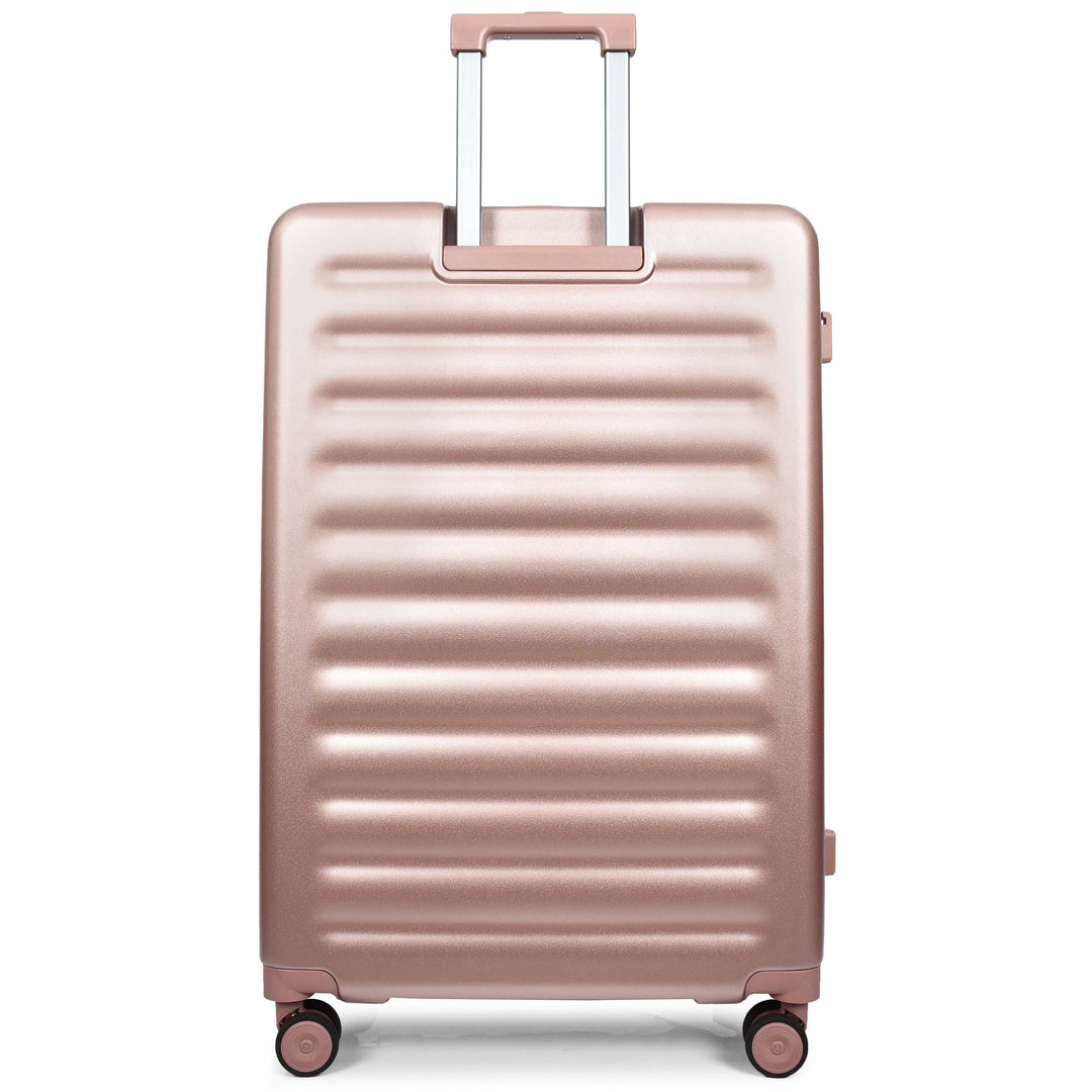 Four Wheel Suitcase Hard Shell Luggage Alaska Rose Gold