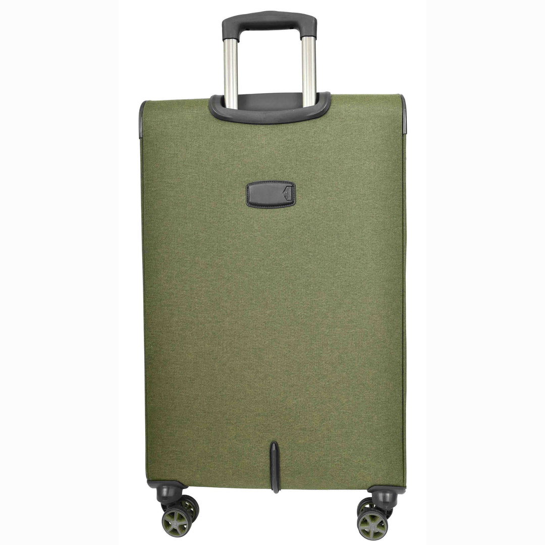 Soft Expandable Wheeled Luggage With Lock Nimbus Khaki 5