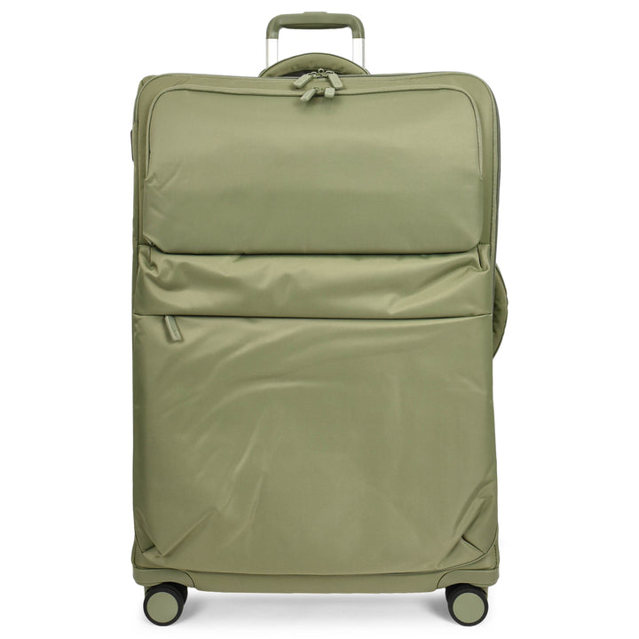 Soft Shell Luggage Suitcase with 8 Spinner Wheels, Lightweight Travel Trolley Bag - HOL-K71