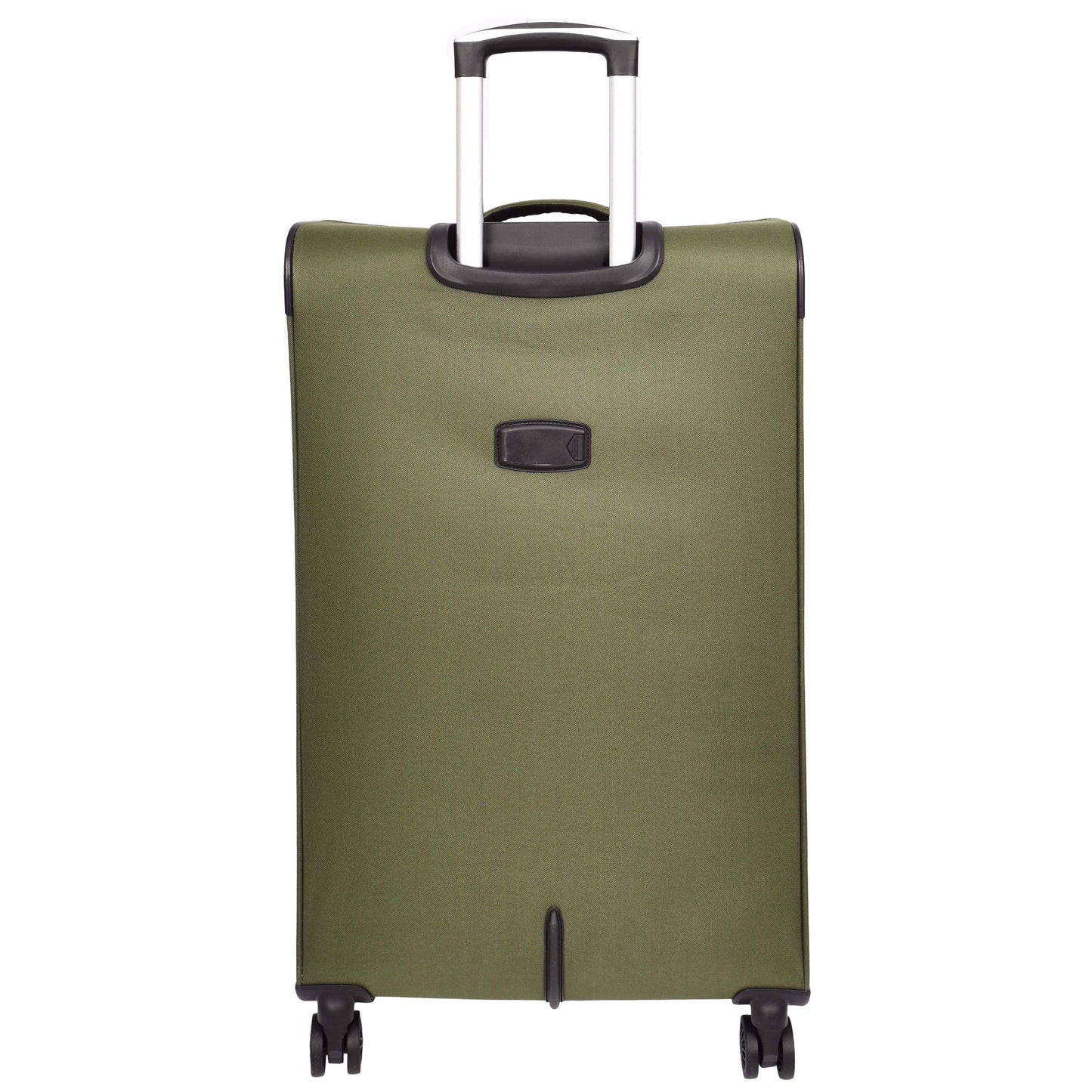 Lightweight Soft Suitcase 8 Wheel Expandable Luggage Pokeno Khaki large-3