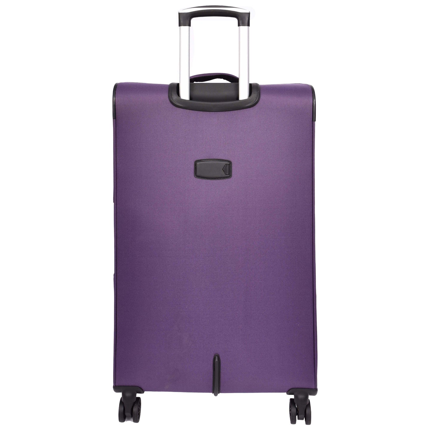 Lightweight Soft Suitcase 8 Wheel Expandable Luggage Pokeno Purple large-3