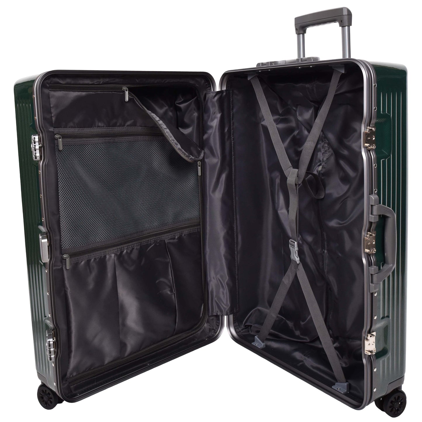 Four Wheel Suitcase Metal Frame Hard Shell Luggage Titan