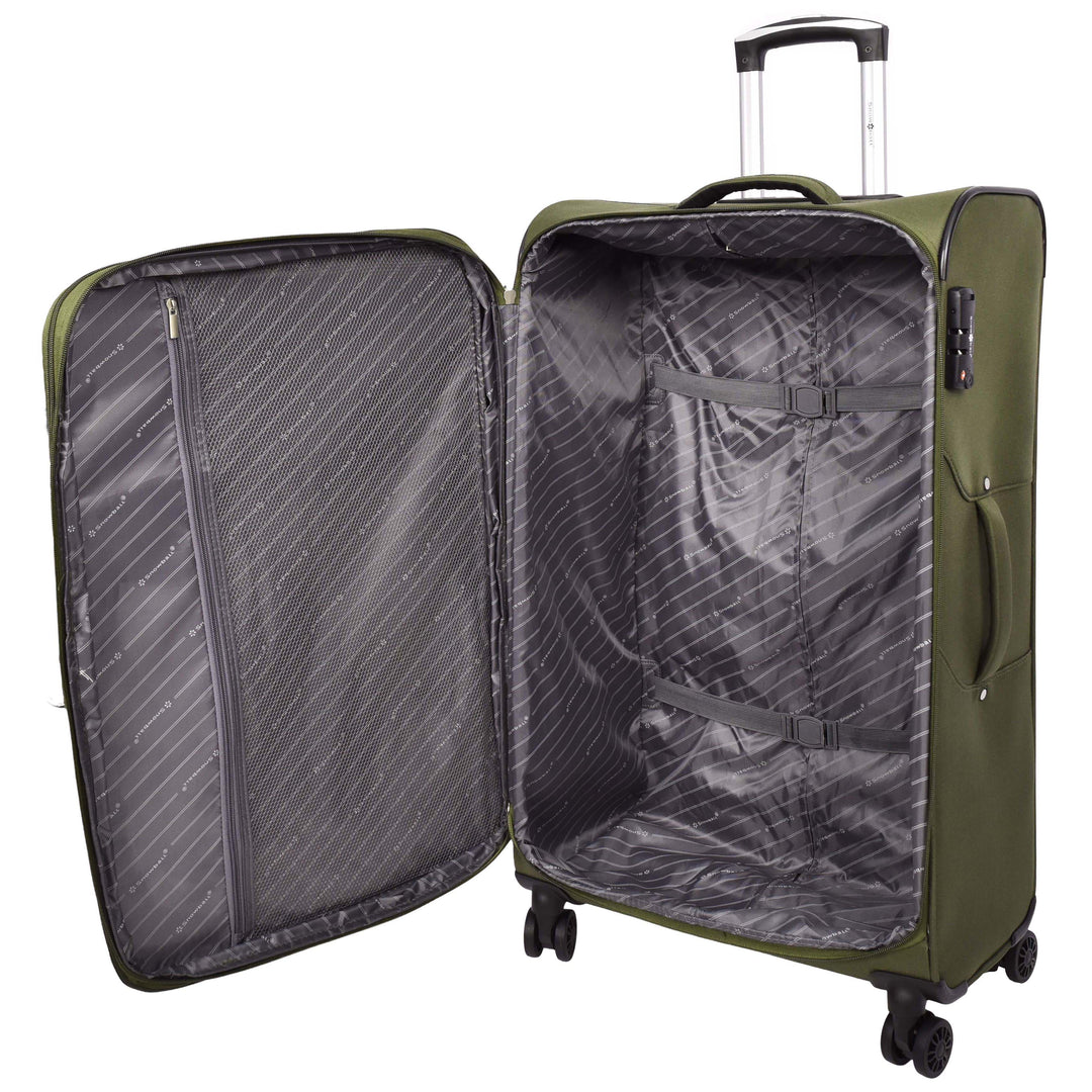 Four Wheel Lightweight Travel Suitcase Pokeno
