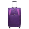 Four Wheel Soft Case Travel Suitcase Luggage Columbia Purple 7