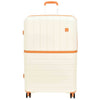 Expandable Wheeled Suitcases Solid Hard Shell PP Luggage Milky Titania 3