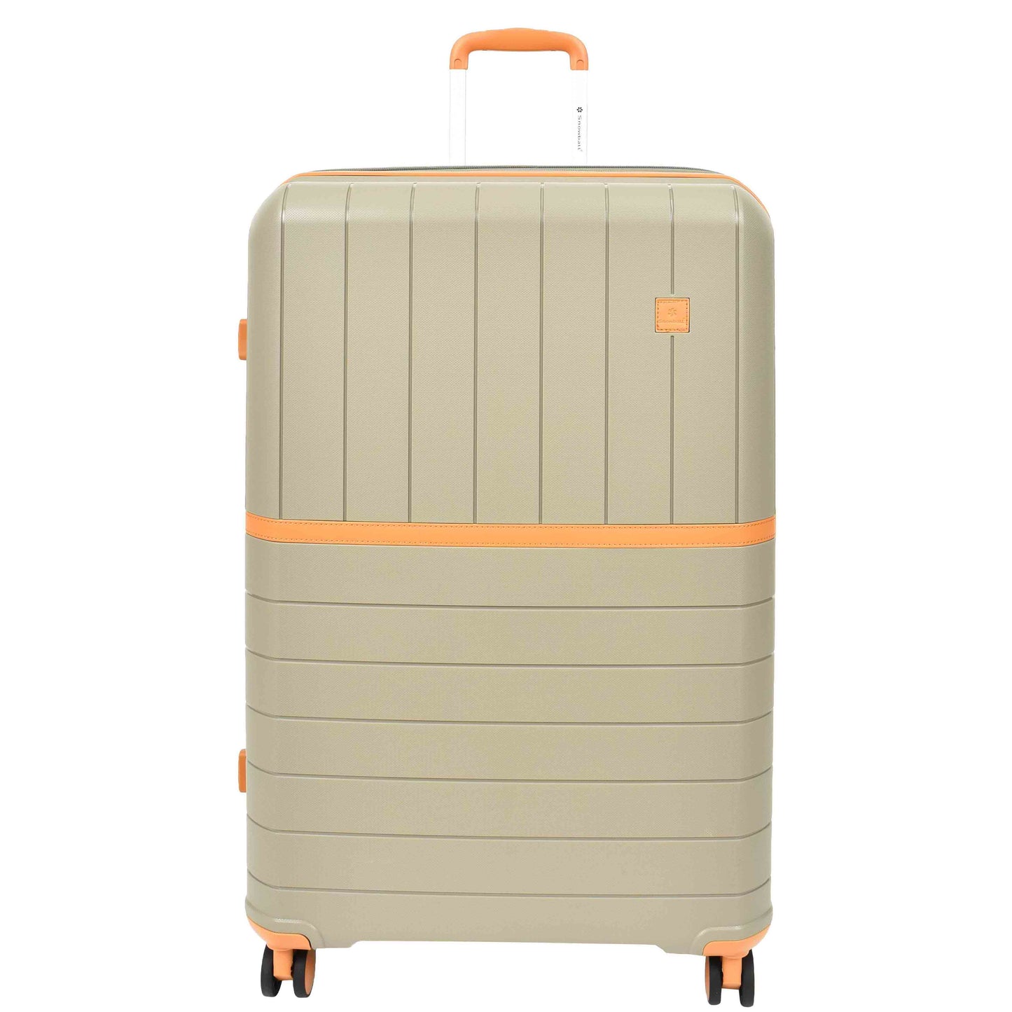 Expandable Wheeled Suitcases Solid Hard Shell PP Luggage Champagne Titania 3