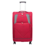 Four Wheel Soft Case Travel Suitcase Luggage Columbia Burgundy 9