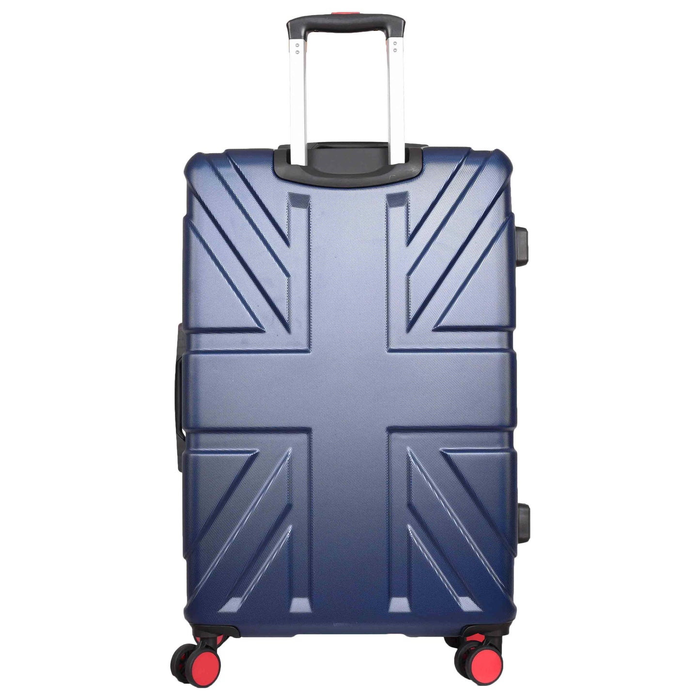 4 Wheel Spinner TSA Hard Travel Luggage Union Jack Navy large-3