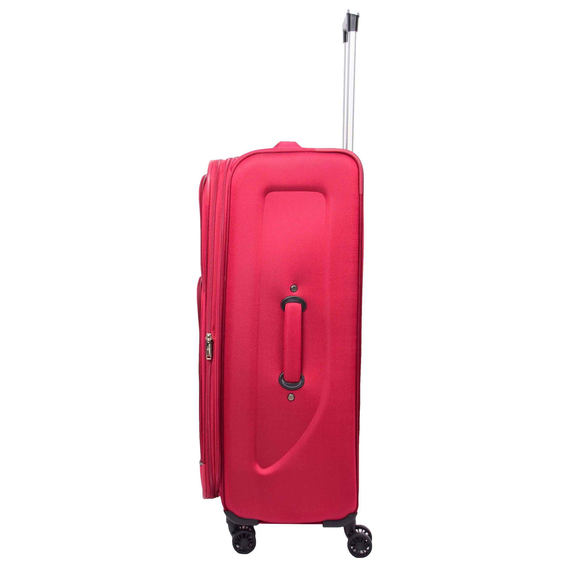 Four Wheel Soft Case Travel Suitcase Luggage Columbia Burgundy 10