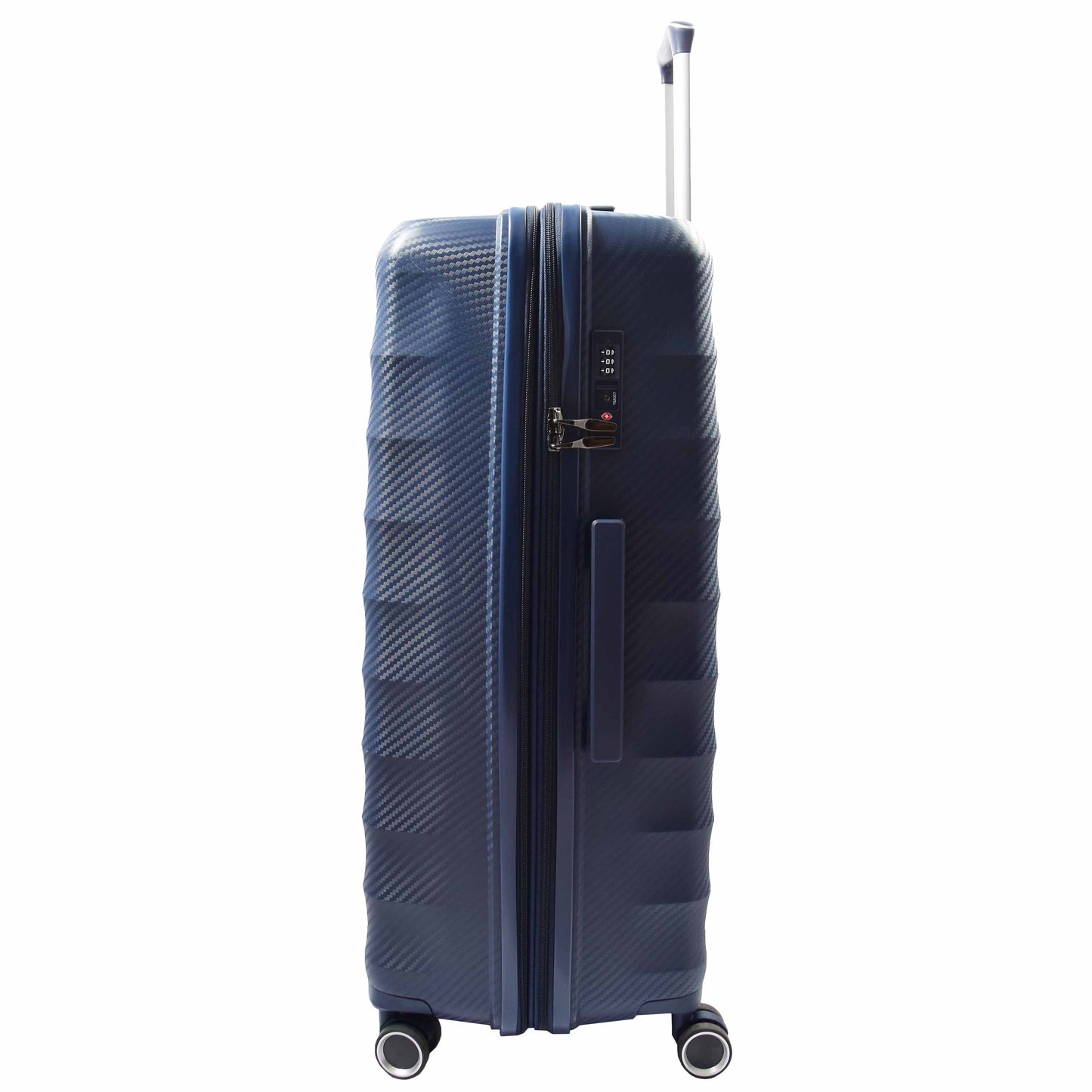 8 Wheeled Expandable ABS Luggage Miyazaki Navy 3