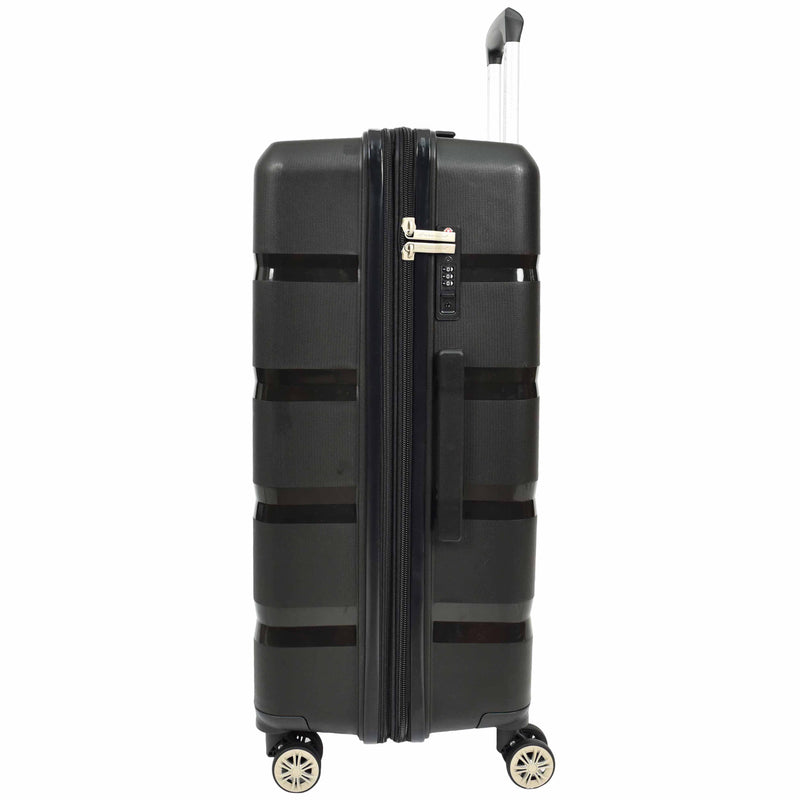 PP Hard Shell Luggage Expandable Four Wheel Suitcases Cygnus 5