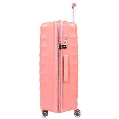 Wheeled Expandable ABS Luggage Miyazaki Rose Gold 4