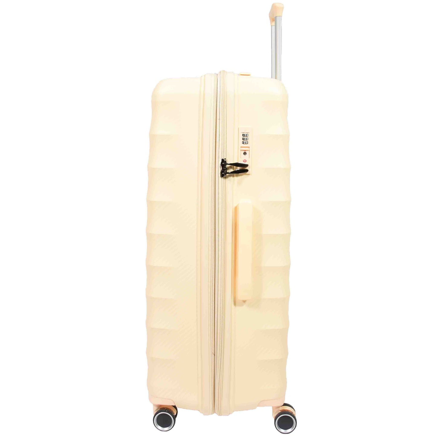 8 Wheeled Expandable ABS Luggage Miyazaki Off White 4