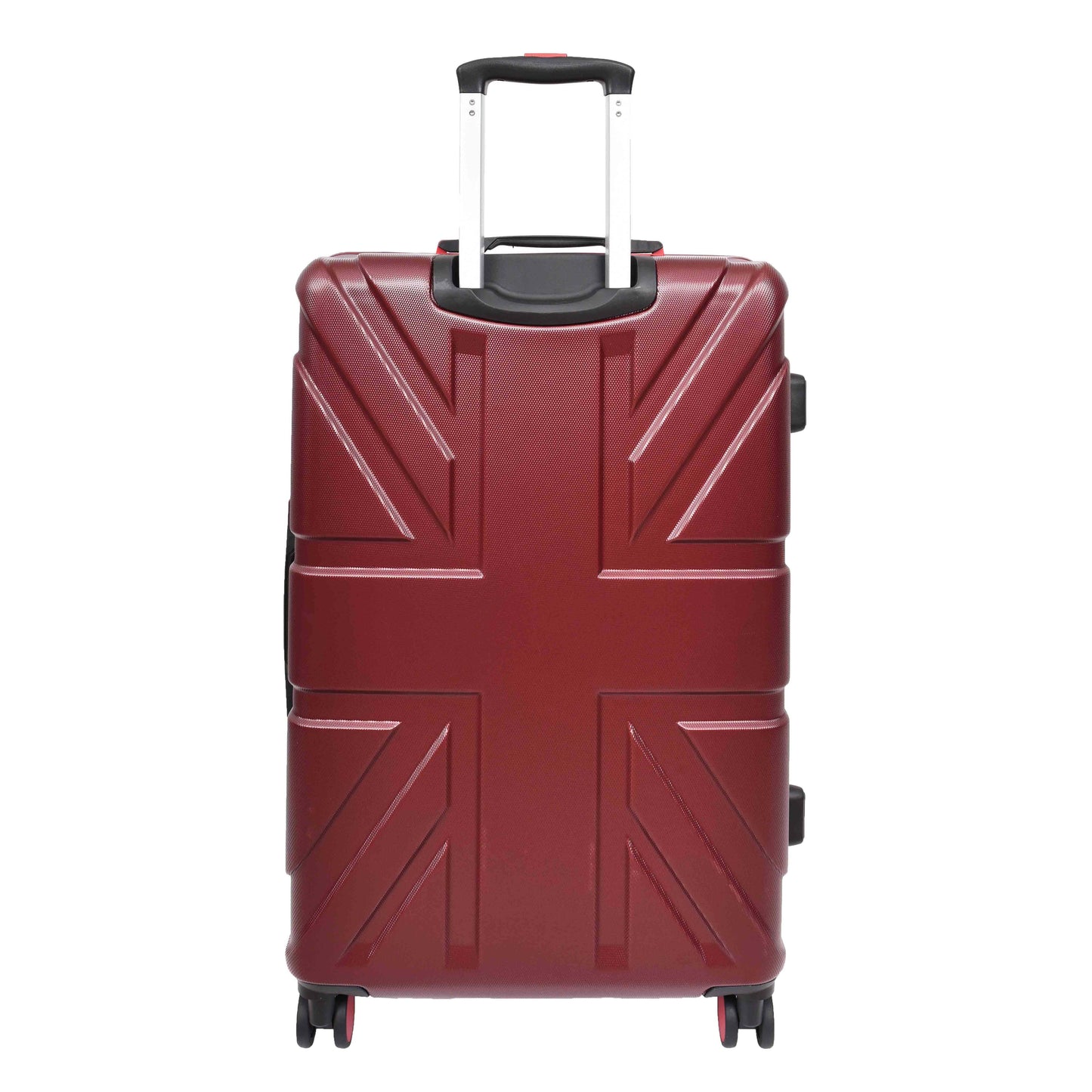 4 Wheel Spinner TSA Hard Travel Luggage Union Jack Wine large-3