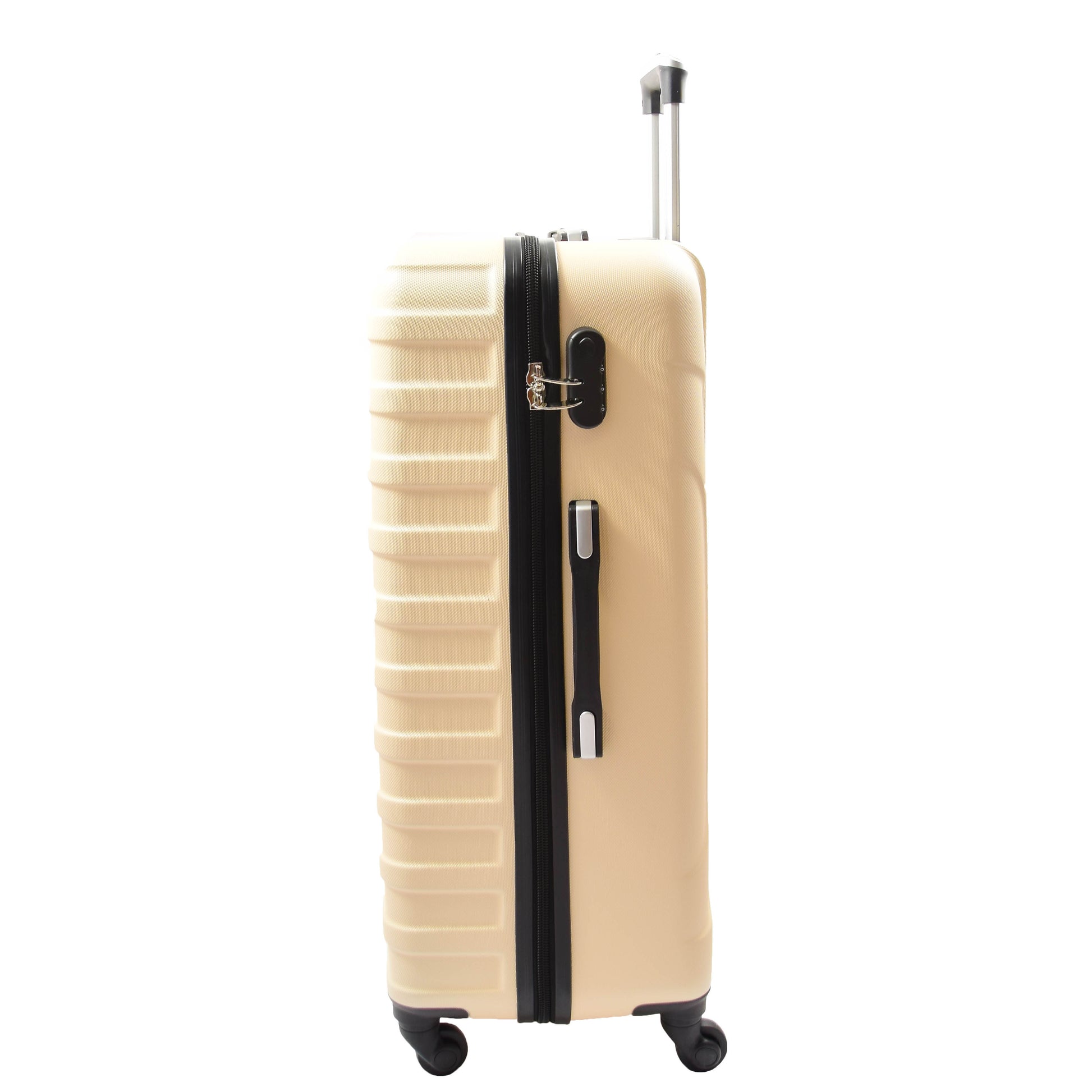 Four Wheel Suitcases Hard Shell Luggage Conney Off White 3