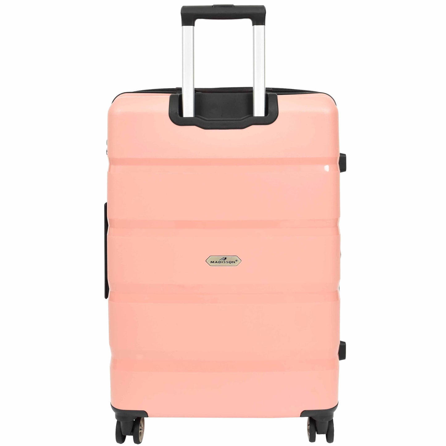 PP Hard Shell Luggage Expandable Four Wheel Suitcases Cygnus Rose Gold 3