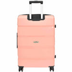 PP Hard Shell Luggage Expandable Four Wheel Suitcases Cygnus Rose Gold 3