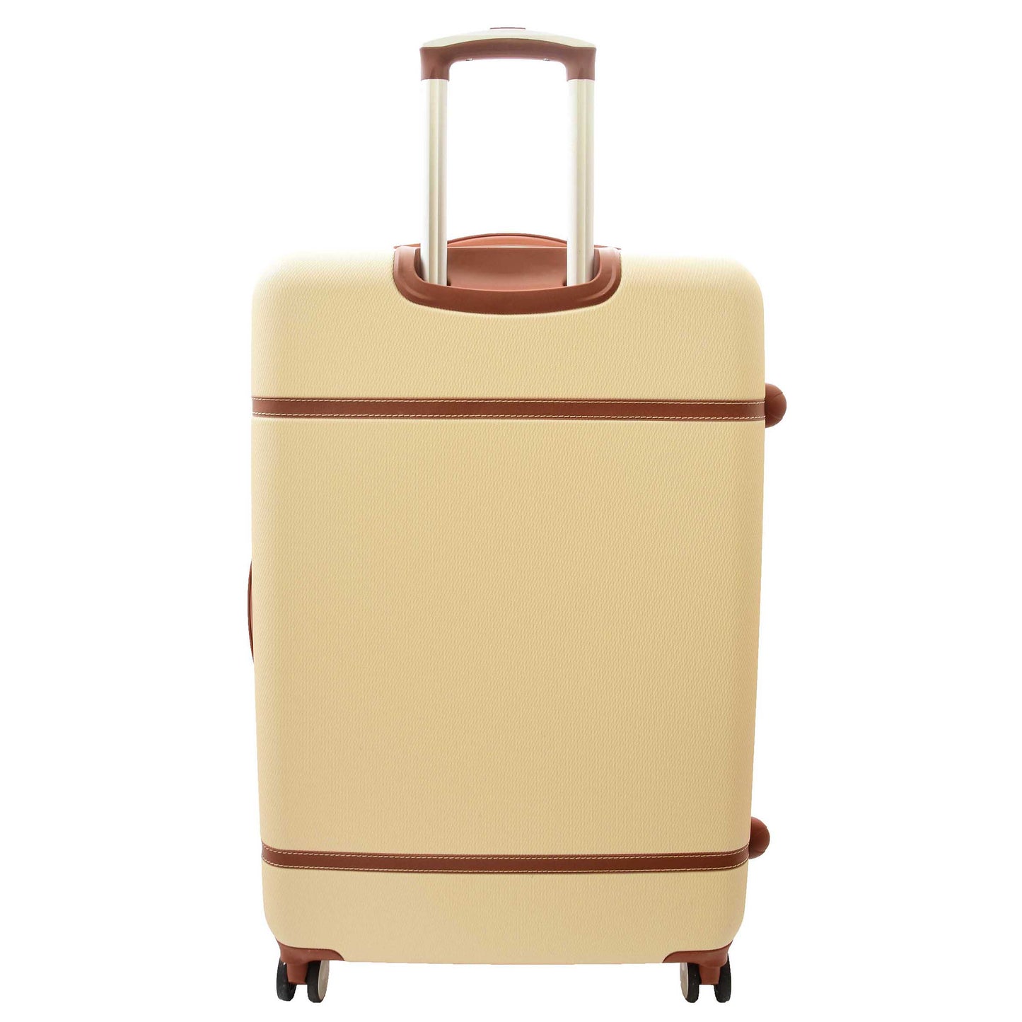 Hard Shell Retro Expandable Four Wheel Luggage Jupiter Milky 2